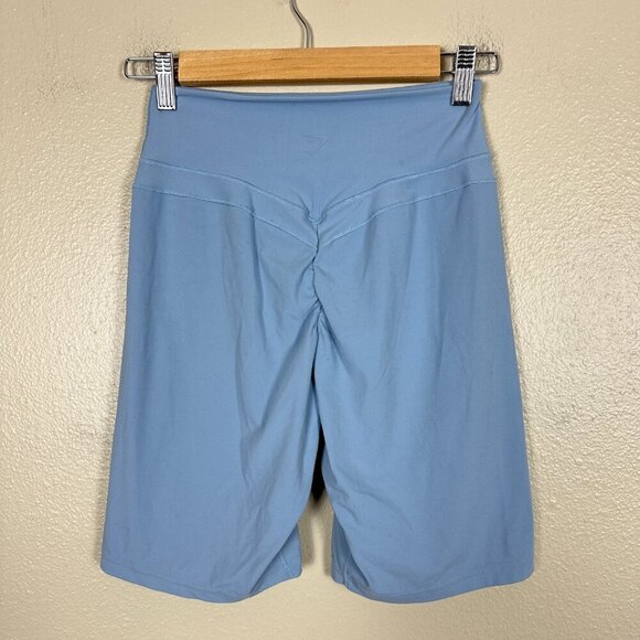 Gymshark Whitney Simmons Bike Shorts Gym Workout Athletic Moonstone Blue Small - Picture 3 of 6